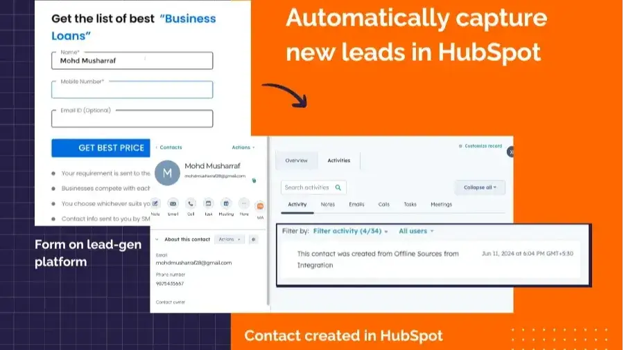 HubSpotで新規見込み客を自動的に取り込む